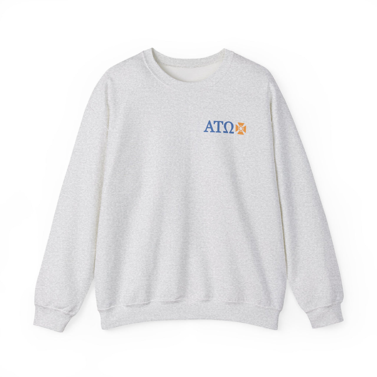 Alpha Tau Omega Graphic Crewneck Sweatshirt | ATO Letter Logo LC