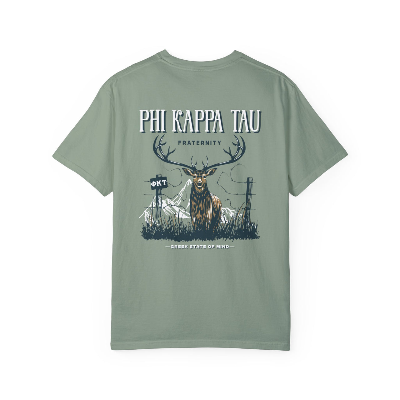 Phi Kappa Tau Graphic T-Shirt | Big Buck