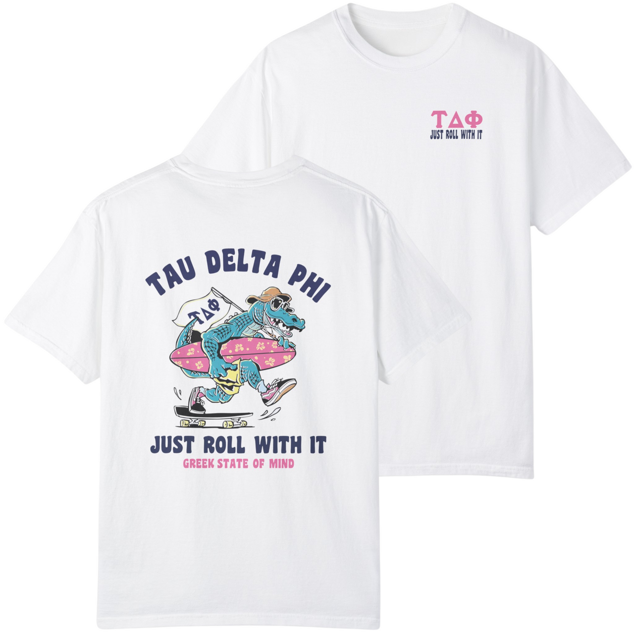 Tau Delta Phi Graphic T-Shirt | Alligator Skater