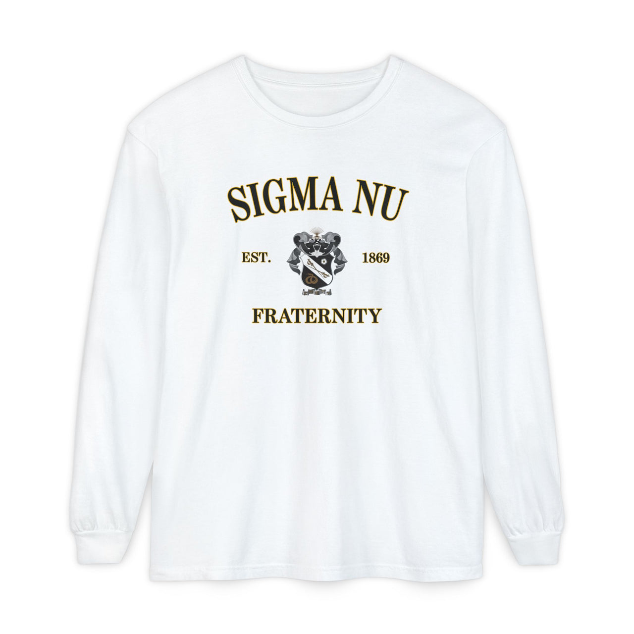 Sigma Nu Graphic Long Sleeve T-Shirt | Campus Original
