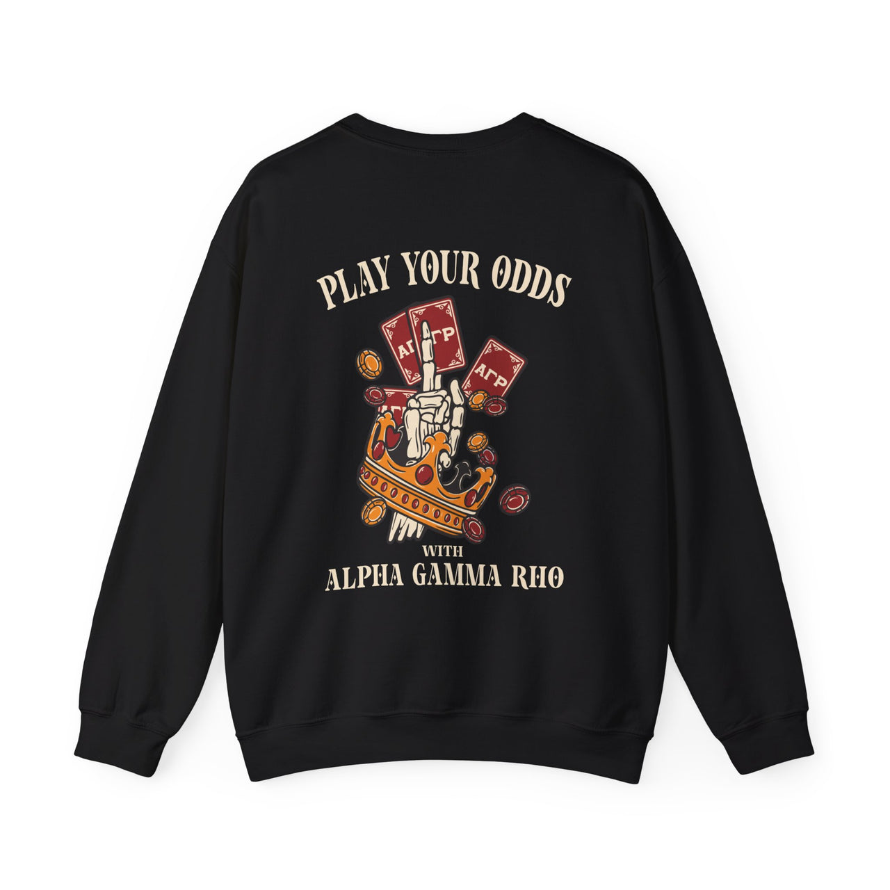 Alpha Gamma Rho Graphic Crewneck Sweatshirt | Play Your Odds