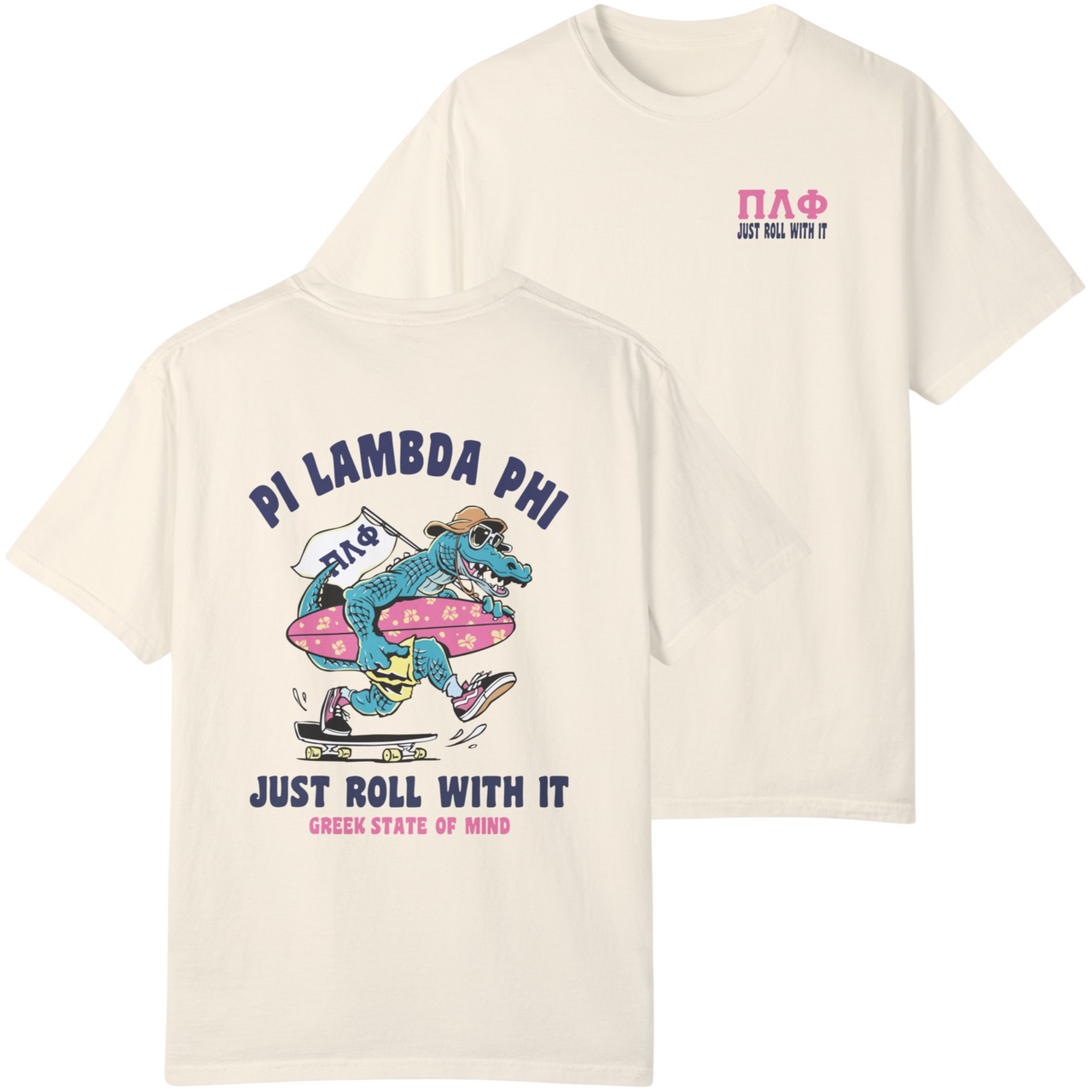 Pi Lambda Phi Graphic T-Shirt | Alligator Skater