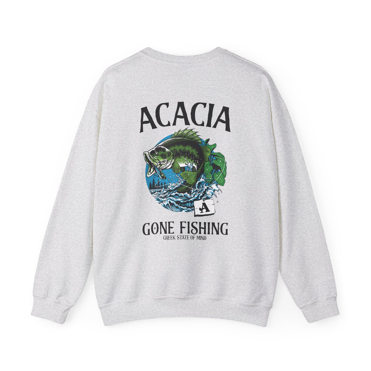 Acacia Graphic Crewneck Sweatshirt | Gone Fishing