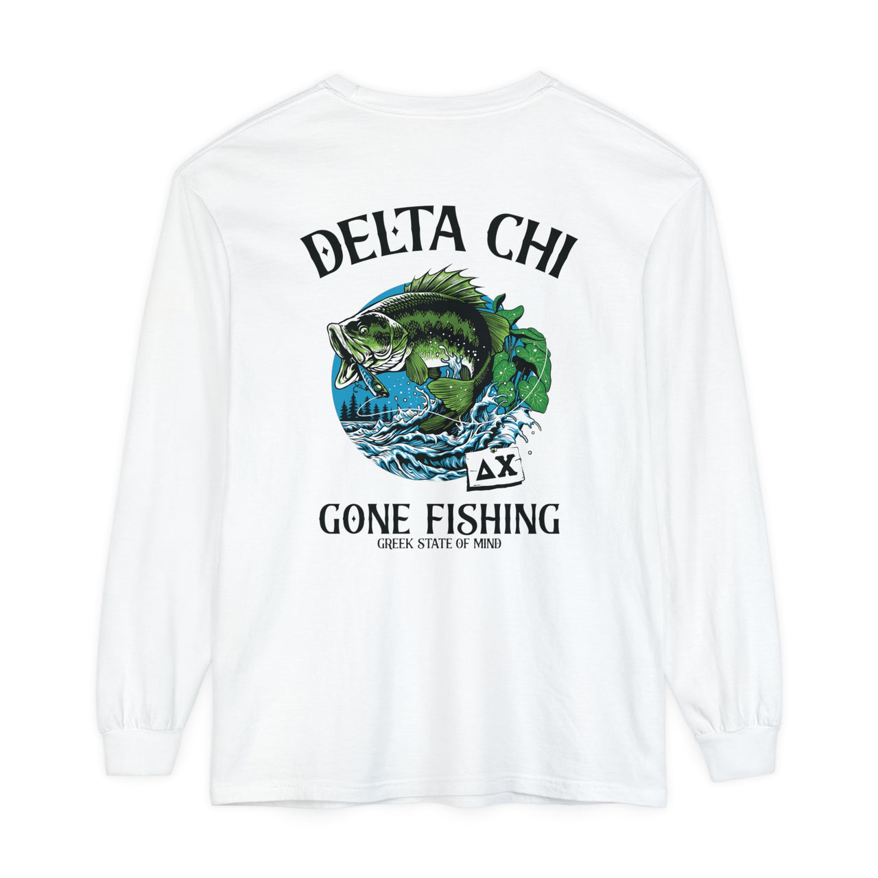 Delta Chi Graphic Long Sleeve | Gone Fishing