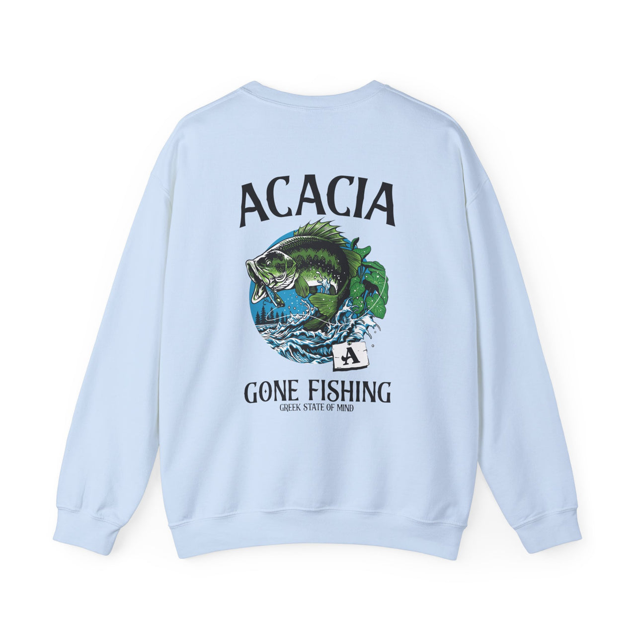 Acacia Graphic Crewneck Sweatshirt | Gone Fishing