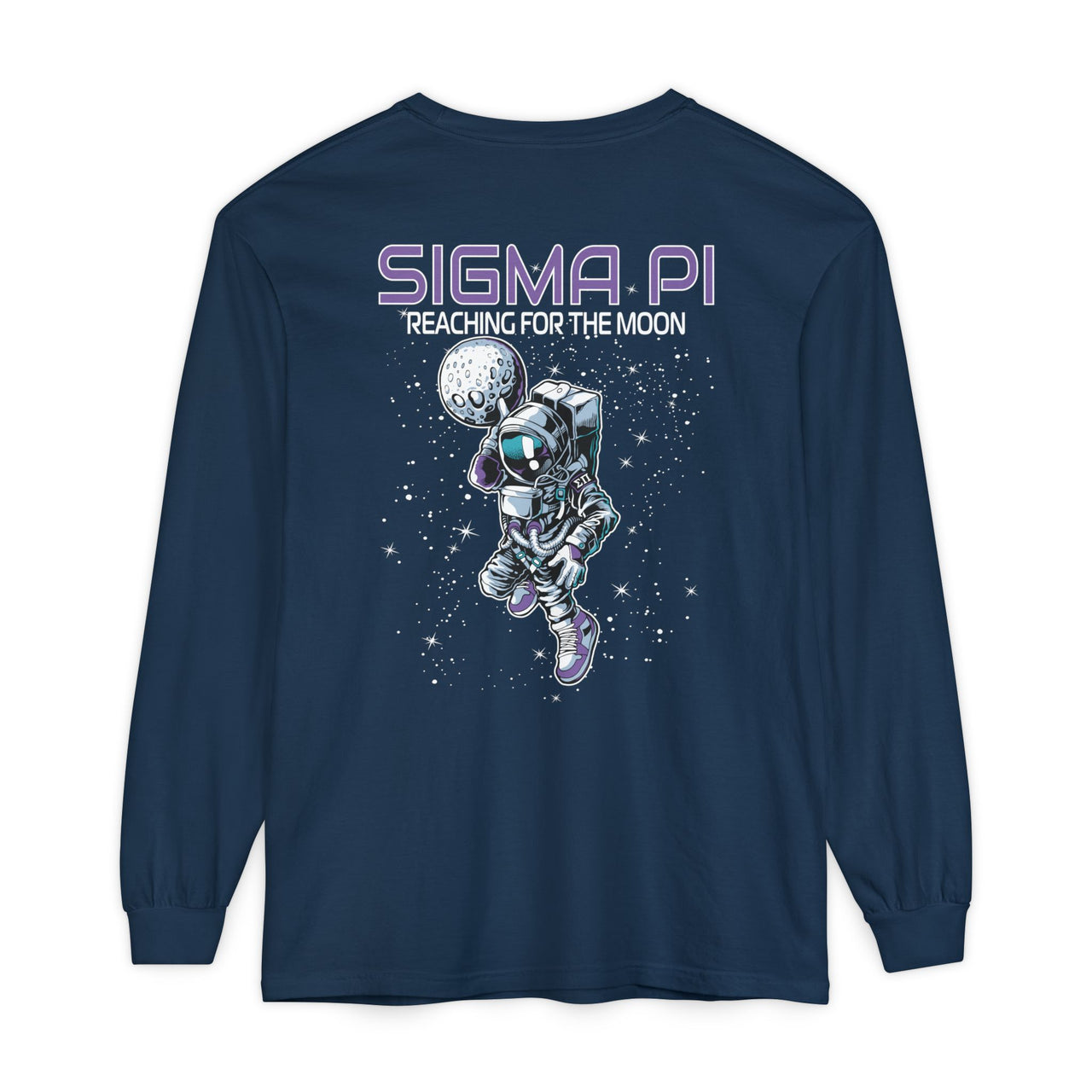 Sigma Pi Graphic Long Sleeve T-Shirt | Space Baller