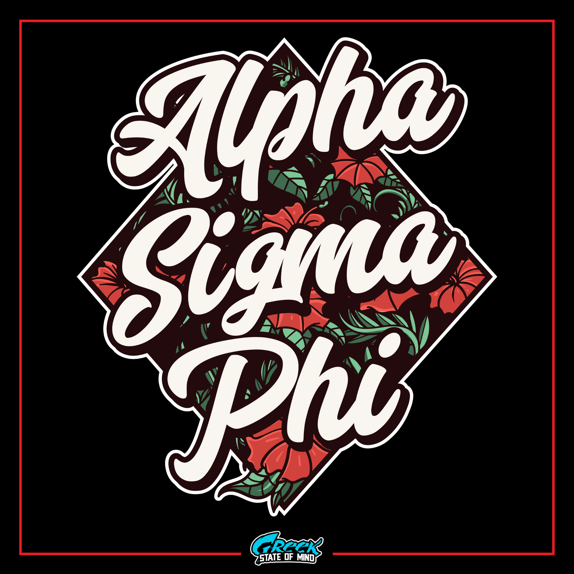 a black background with the words aloha signa phi