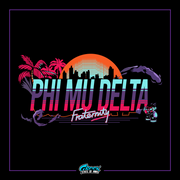 the logo for phi mu delta