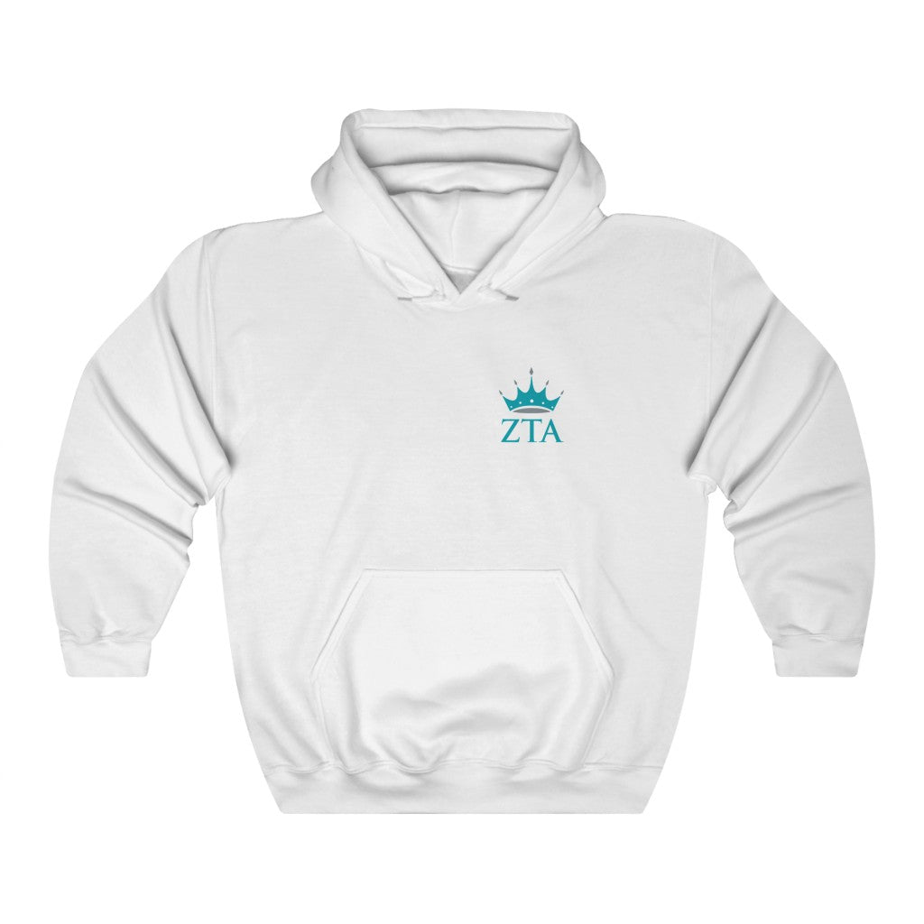 Zeta Tau Alpha Graphic Hoodie | ZTA Crown LC