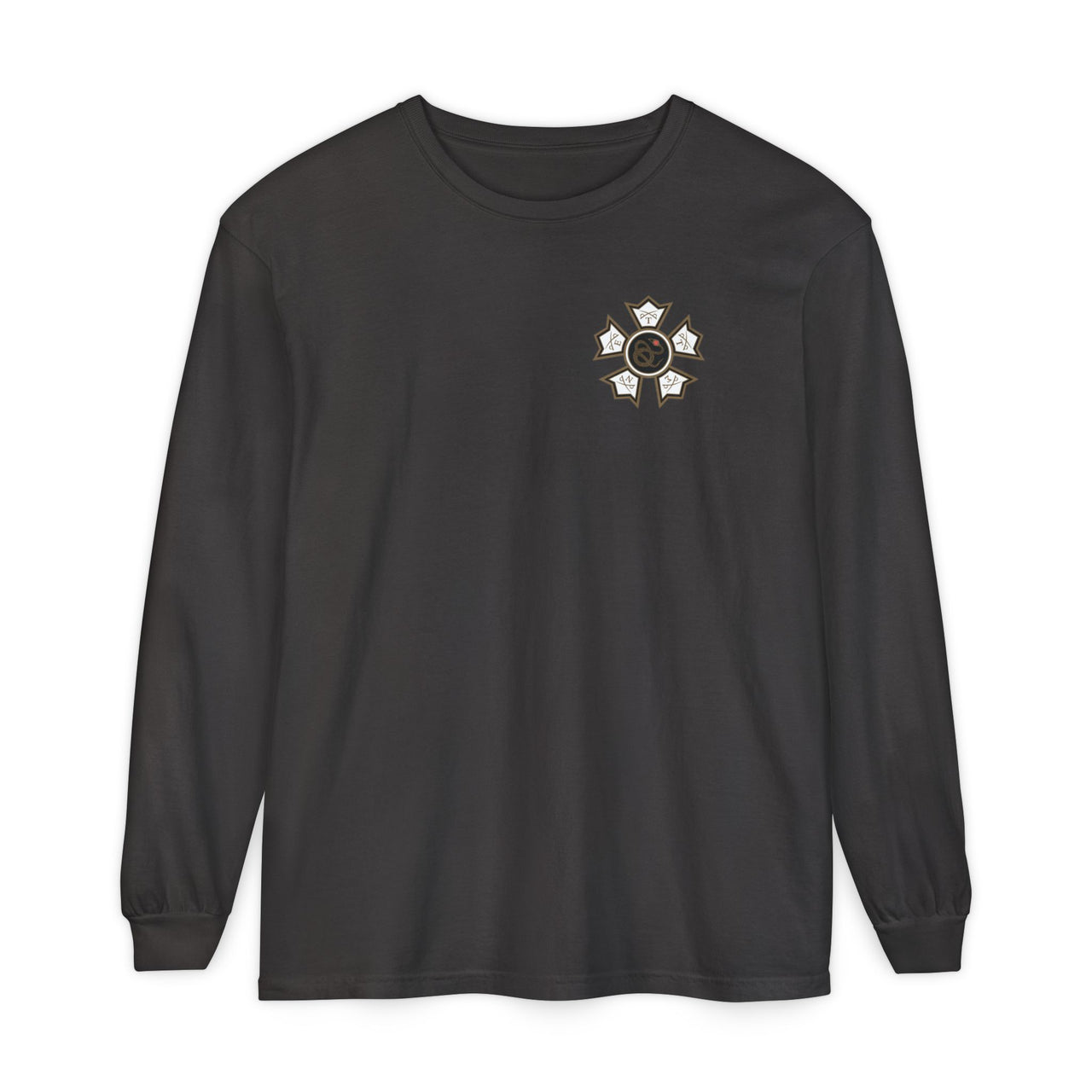 Sigma Nu Graphic Long Sleeve T-Shirt | Sigma Nu Badge
