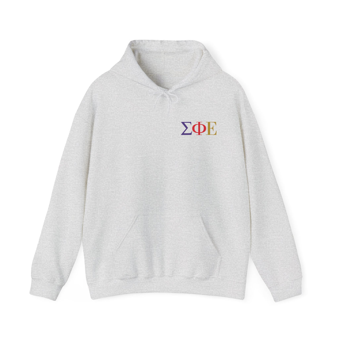 Sigma Phi Epsilon Graphic Hoodie | Tricolor Letter Logo LC