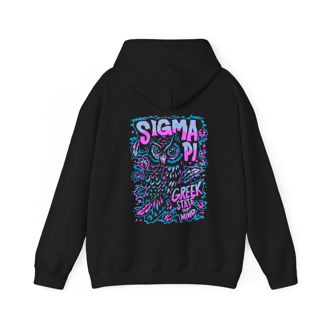 Sigma Pi Graphic Hoodie | Twilight Owl