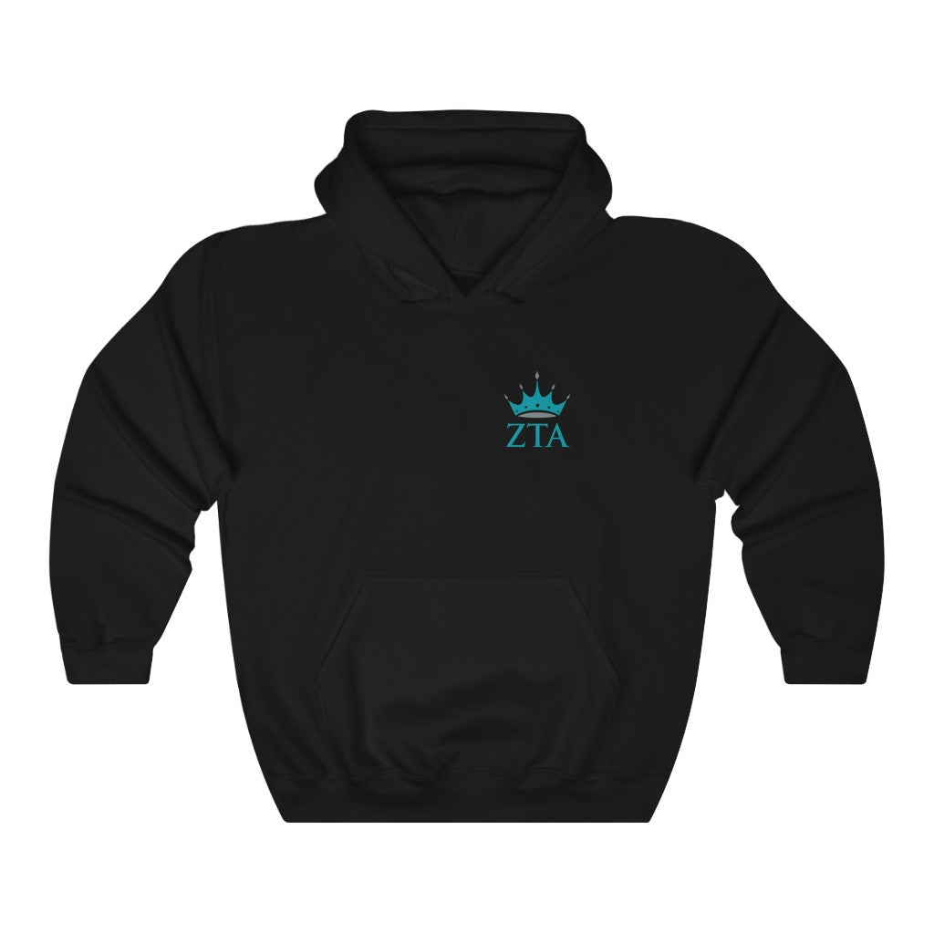 Zeta Tau Alpha Graphic Hoodie | ZTA Crown LC