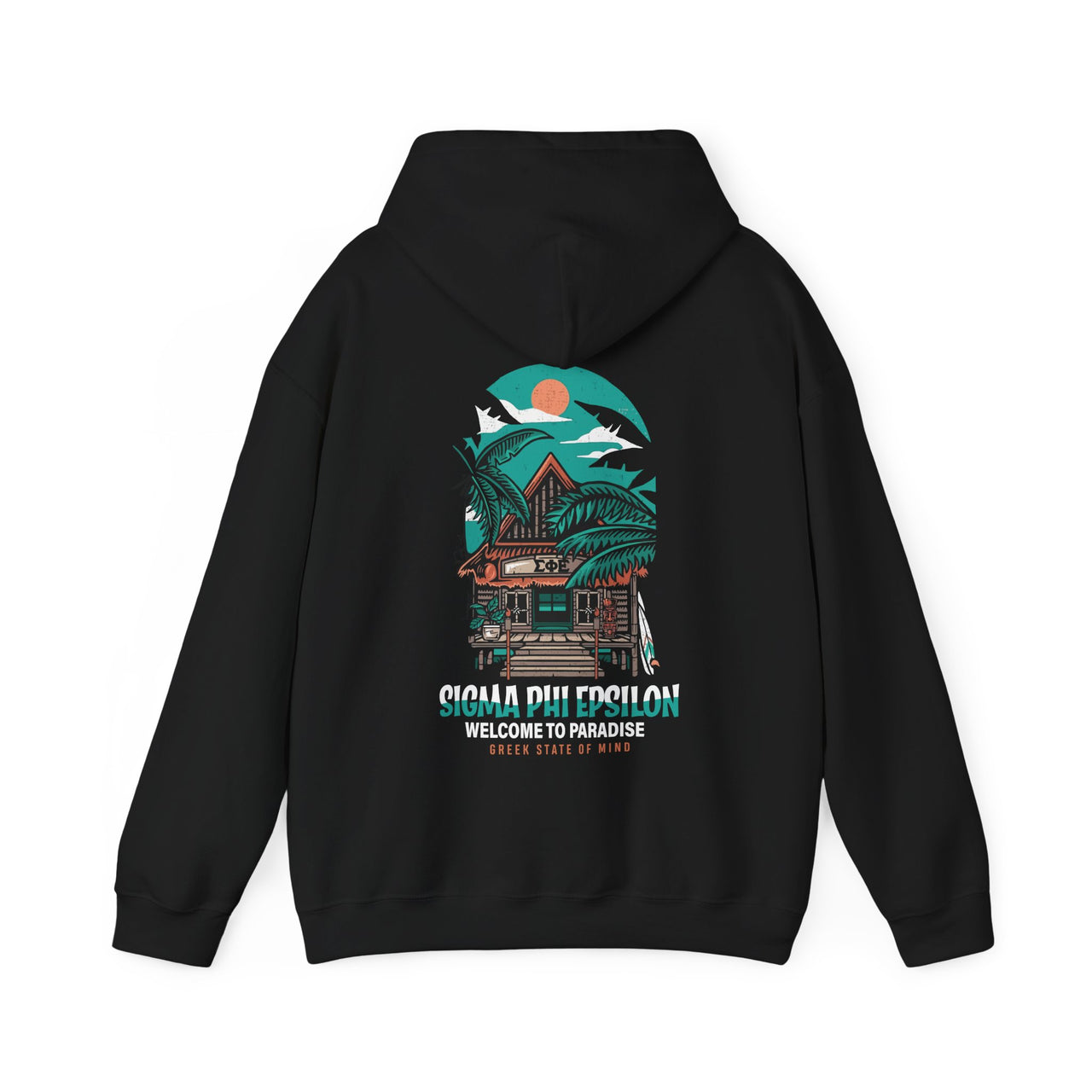 Sigma Phi Epsilon Graphic Hoodie | Welcome to Paradise