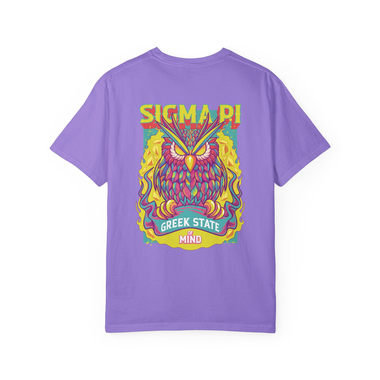 Sigma Pi Graphic T-Shirt | Woodstock Owl