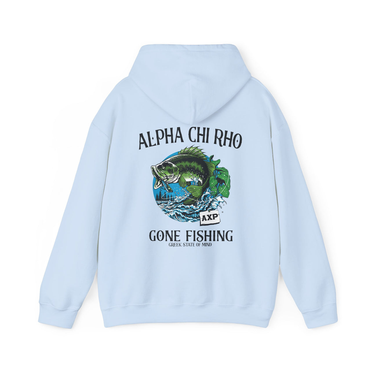 Alpha Chi Rho Graphic Hoodie | Gone Fishing