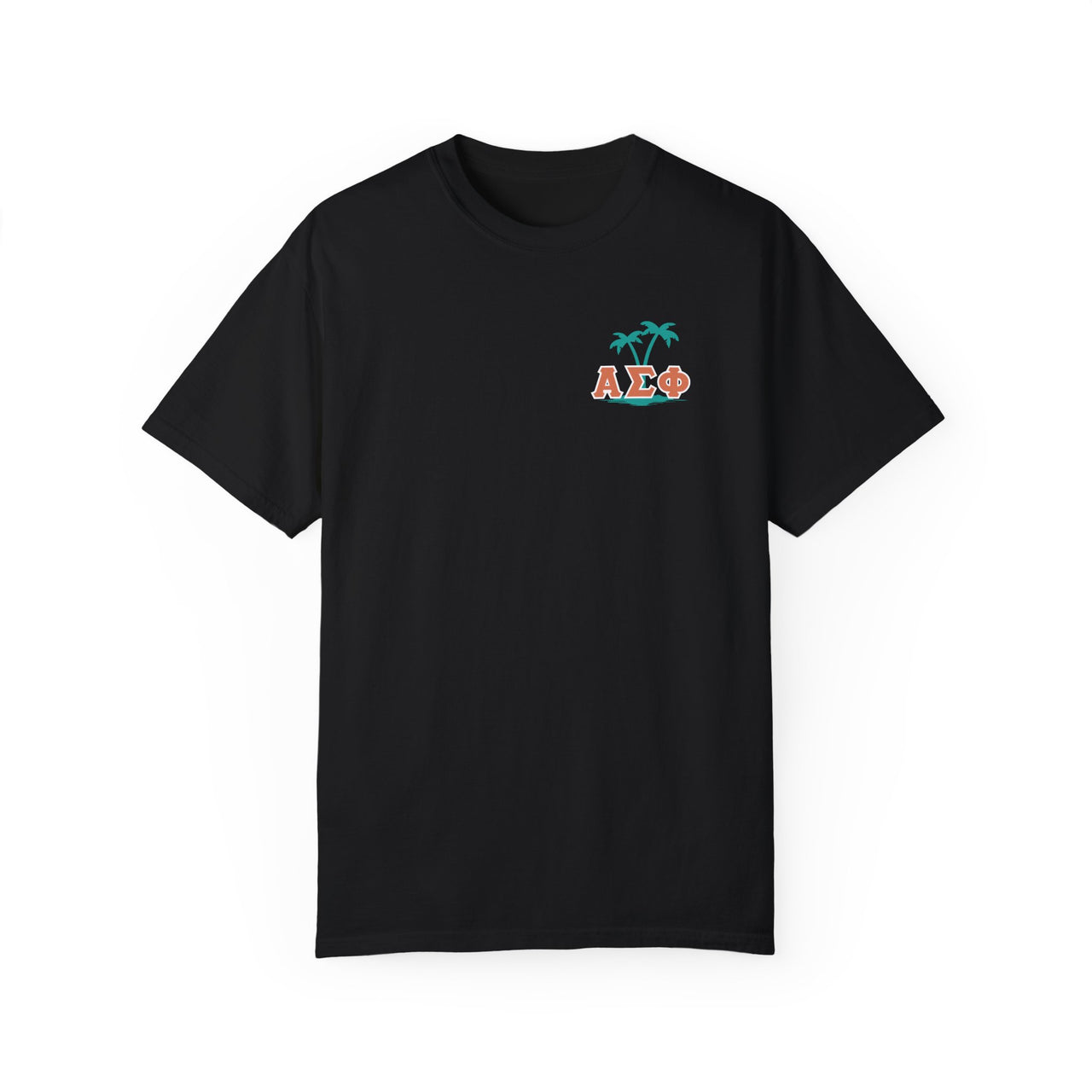 Alpha Sigma Phi Graphic T-Shirt | Welcome to Paradise