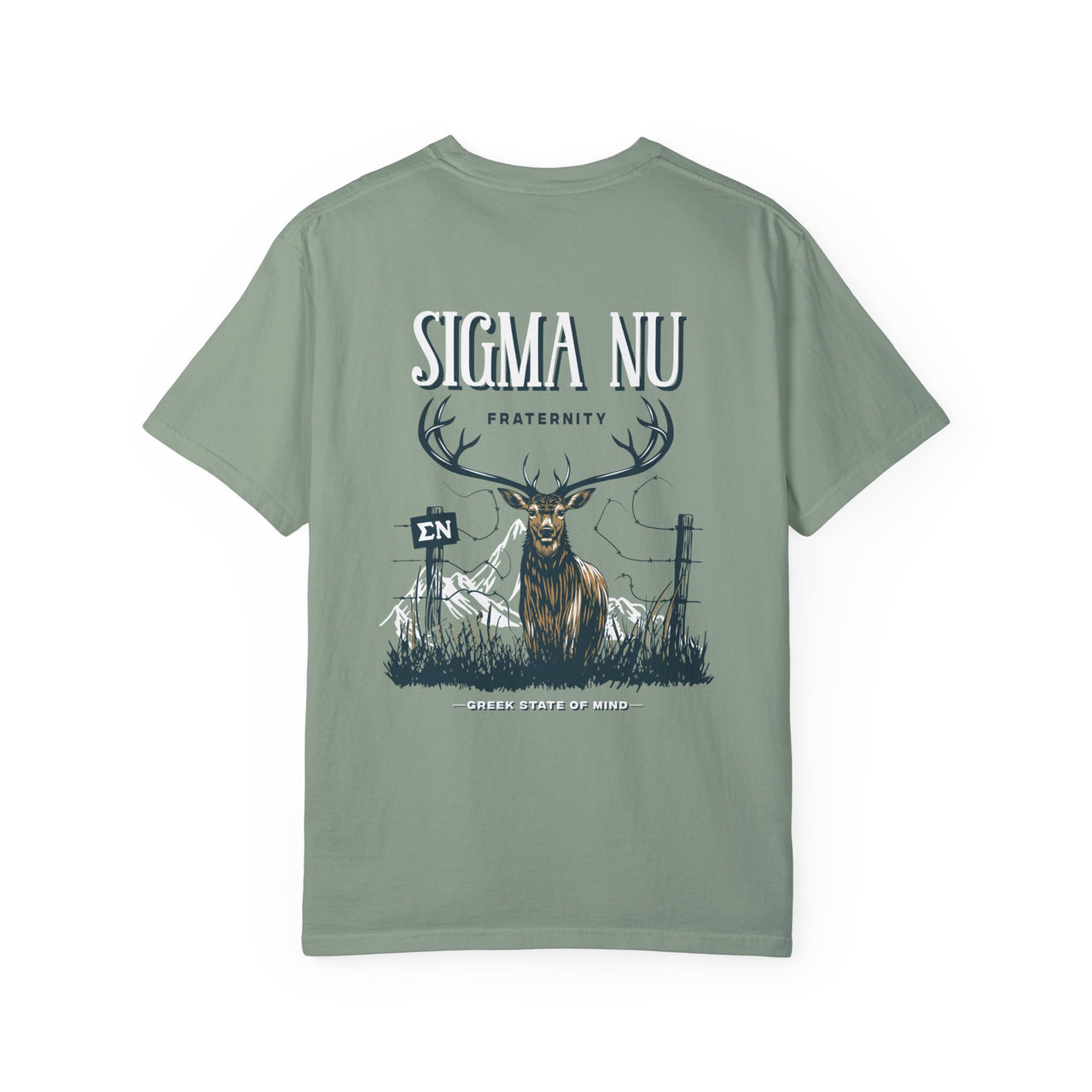 Sigma Nu Graphic T-Shirt | Big Buck