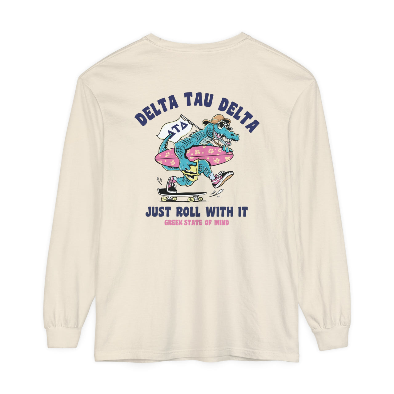 Delta Tau Delta Graphic Long Sleeve | Alligator Skater