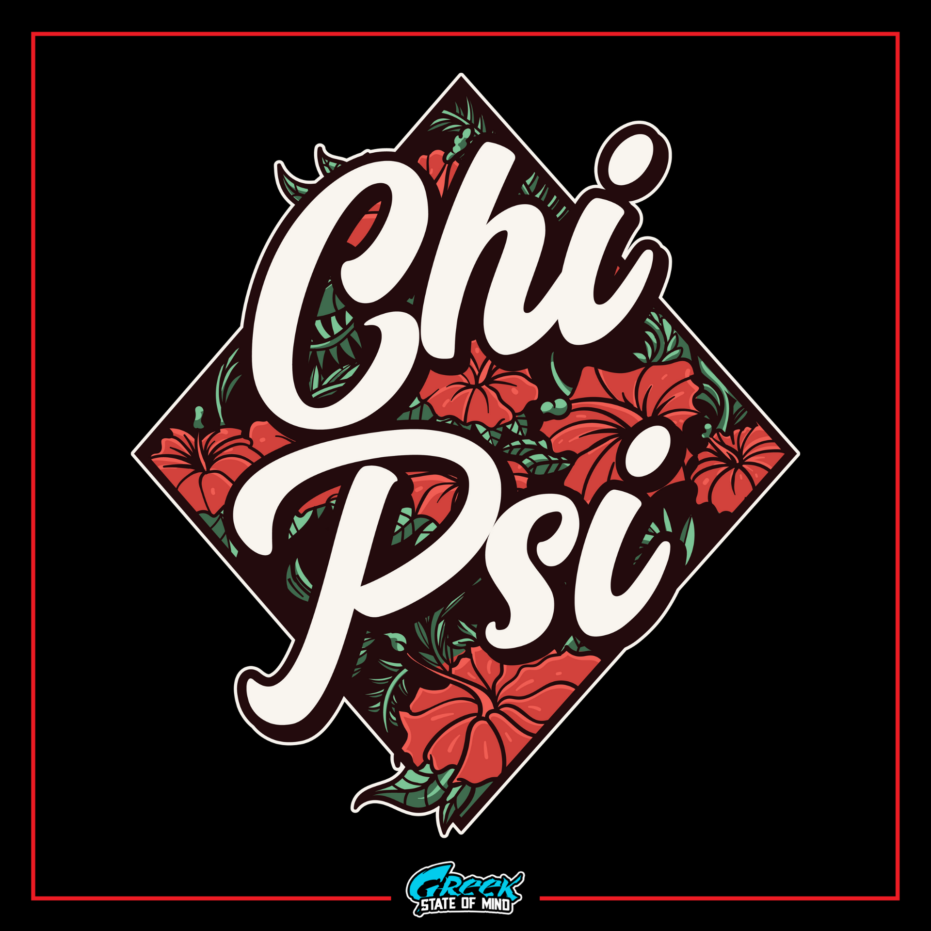 a black background with red flowers and the words oh poi