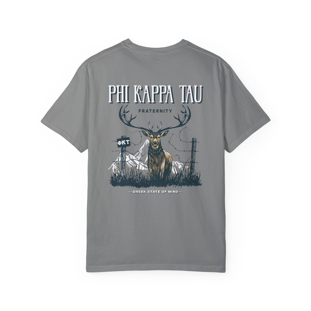 Phi Kappa Tau Graphic T-Shirt | Big Buck