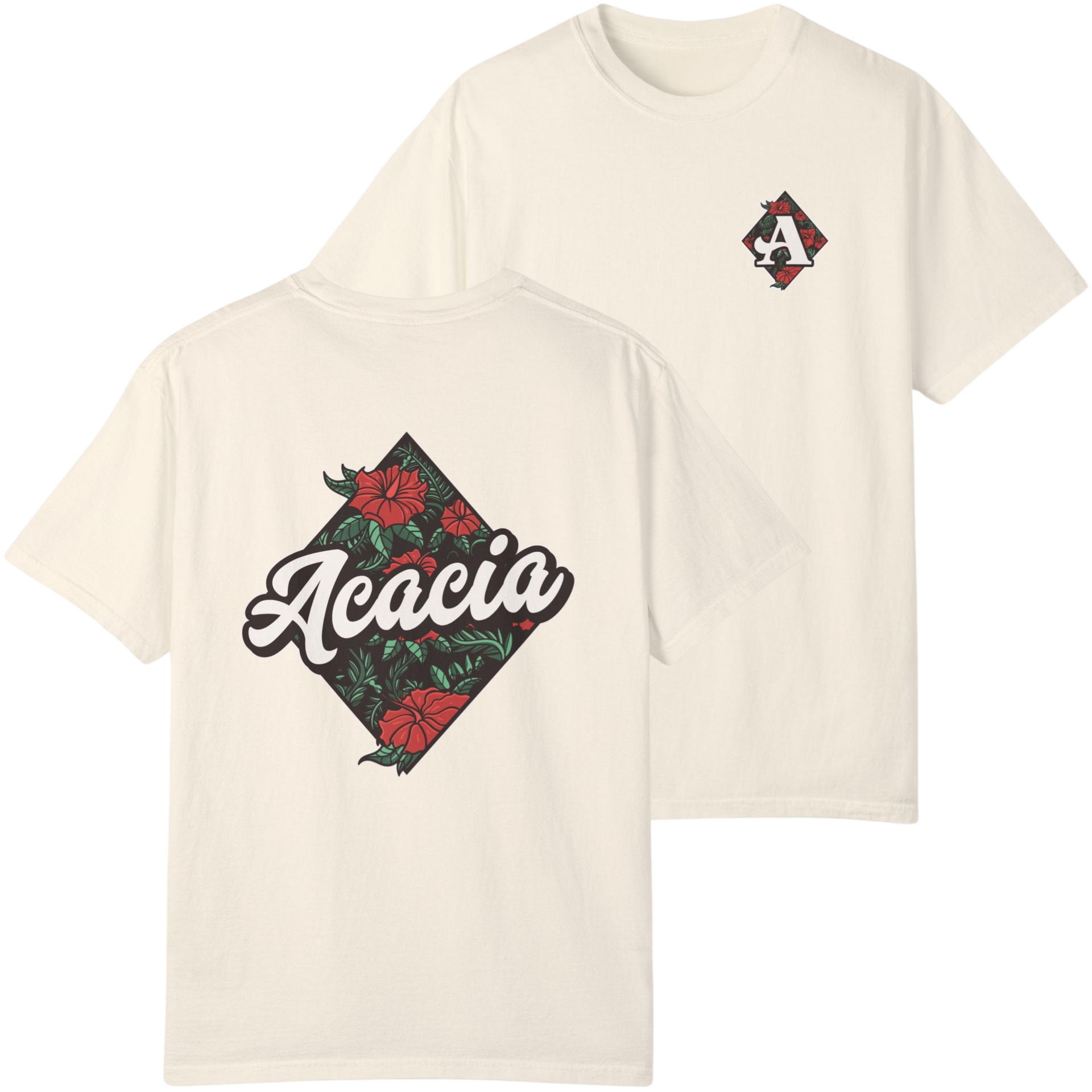 Ivory Acacia Graphic T-Shirt | Aloha