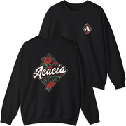 black Acacia Graphic Crewneck Sweatshirt | Aloha