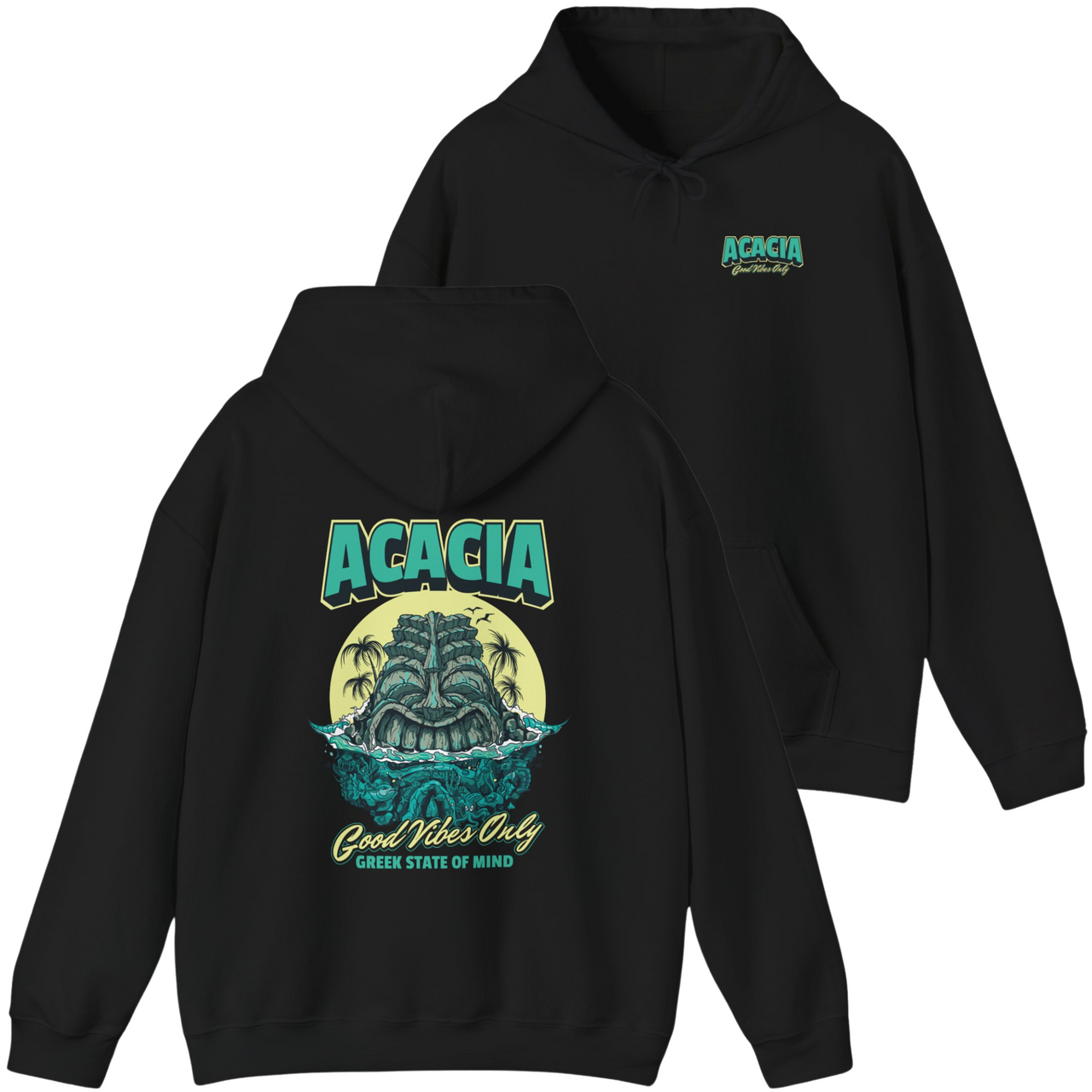 Acacia Graphic Hoodie | Good Vibes Only