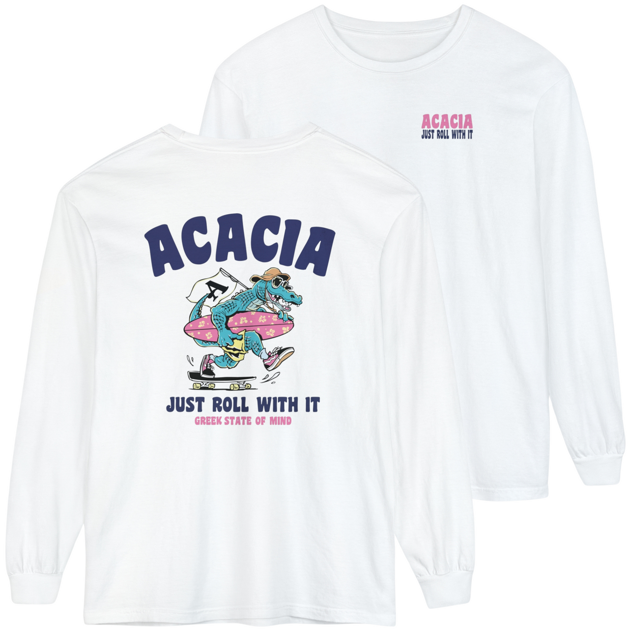 Acacia Graphic Long Sleeve | Alligator Skater