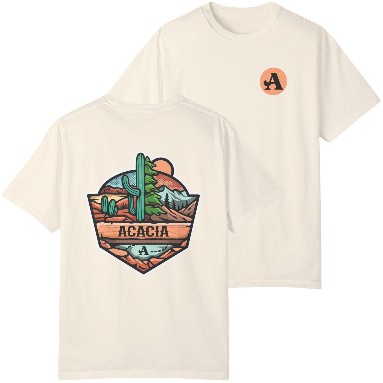 Acacia Graphic T-Shirt | Desert Mountains