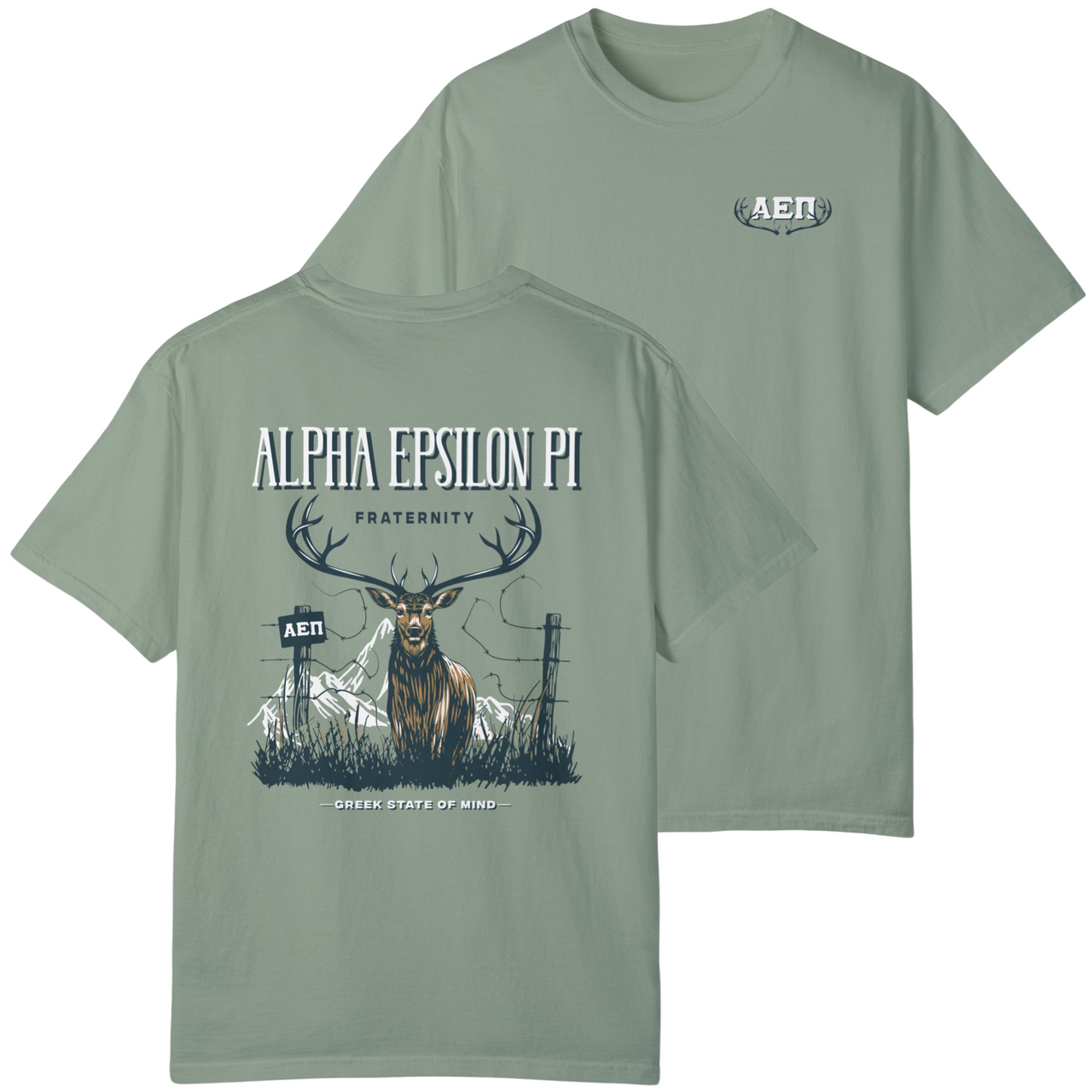 Alpha Epsilon Pi Graphic T-Shirt | Big Buck