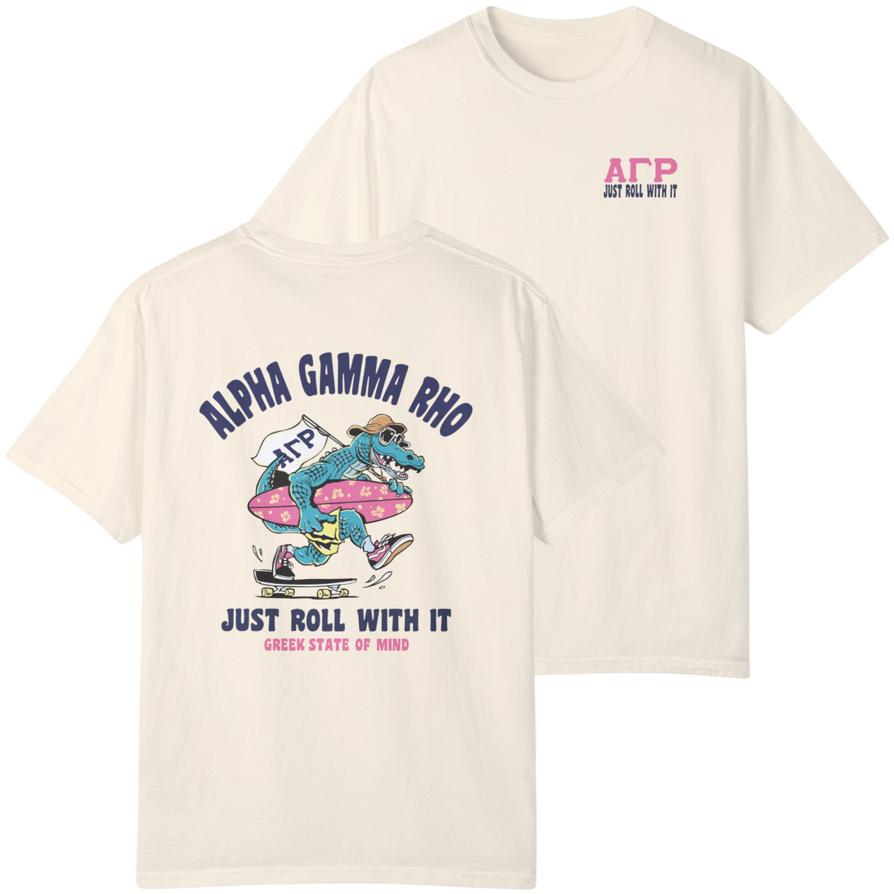 Alpha Gamma Rho Graphic T-Shirt | Alligator Skater