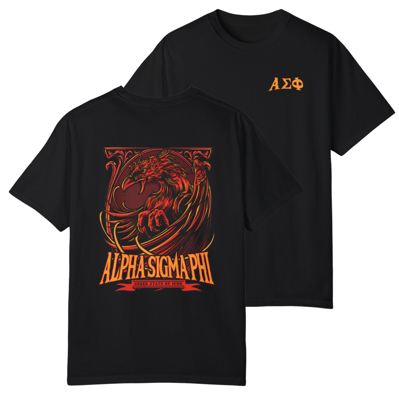 Alpha Sigma Phi Graphic T-Shirt | Rising Phoenix