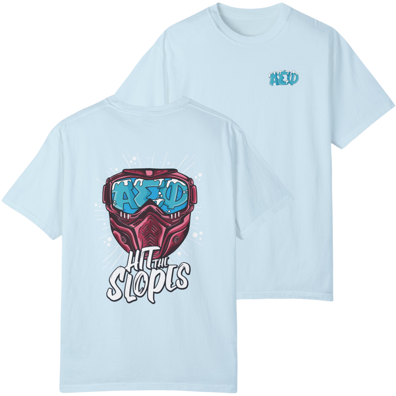 Alpha Sigma Phi Graphic T-Shirt | Hit the Slopes