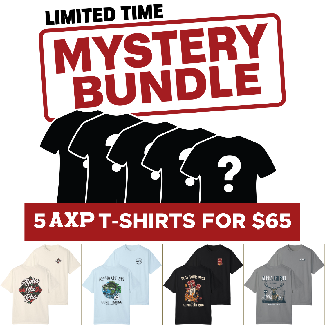 Alpha Chi Rho Mystery Bundle – 5 Surprise Items for $65