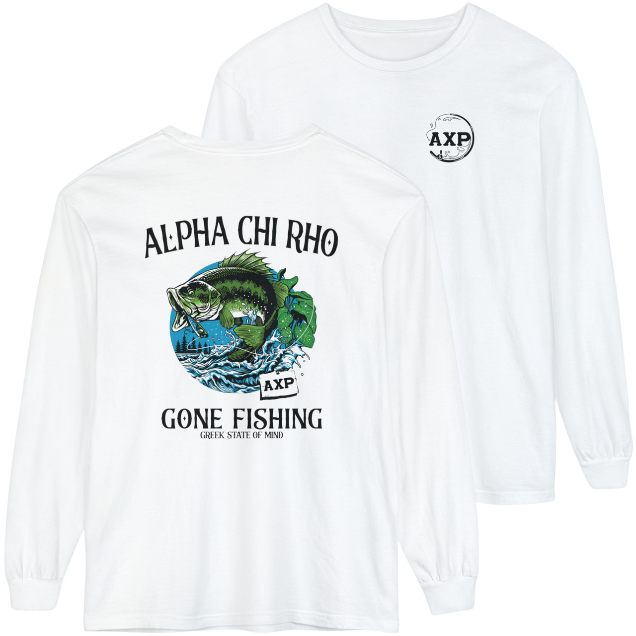 Alpha Chi Rho Graphic Long Sleeve | Gone Fishing
