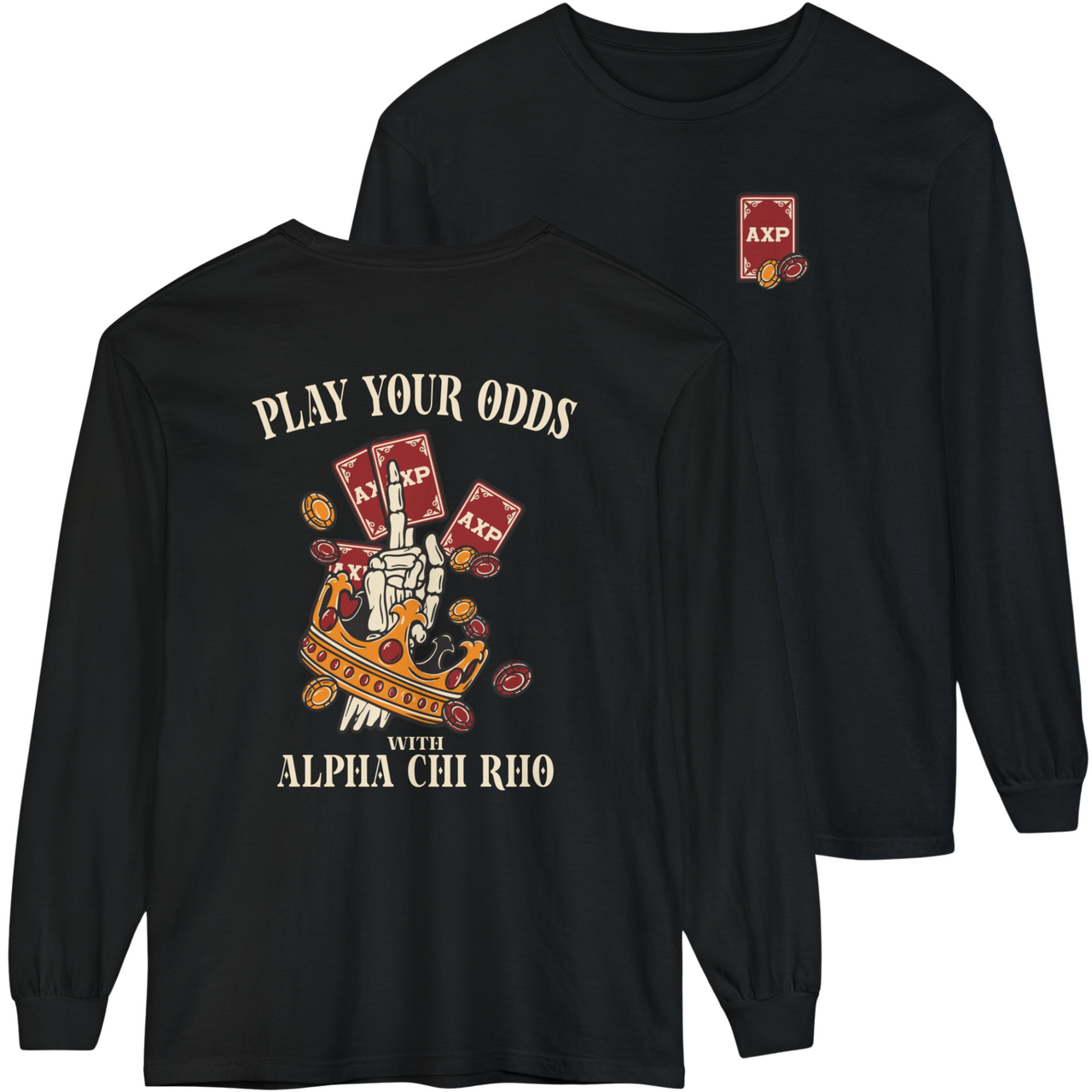 Alpha Chi Rho Graphic Long Sleeve | Play Your Odds