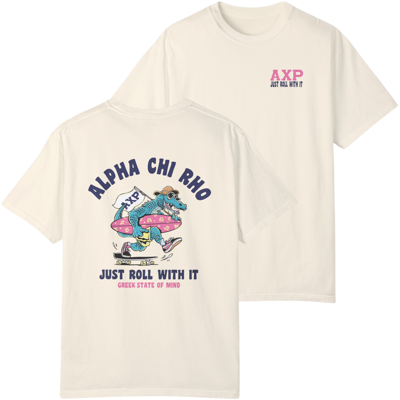 Alpha Chi Rho Graphic T-Shirt | Alligator Skater