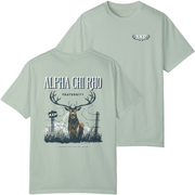 Bay Alpha Chi Rho Graphic T-Shirt | Big Buck