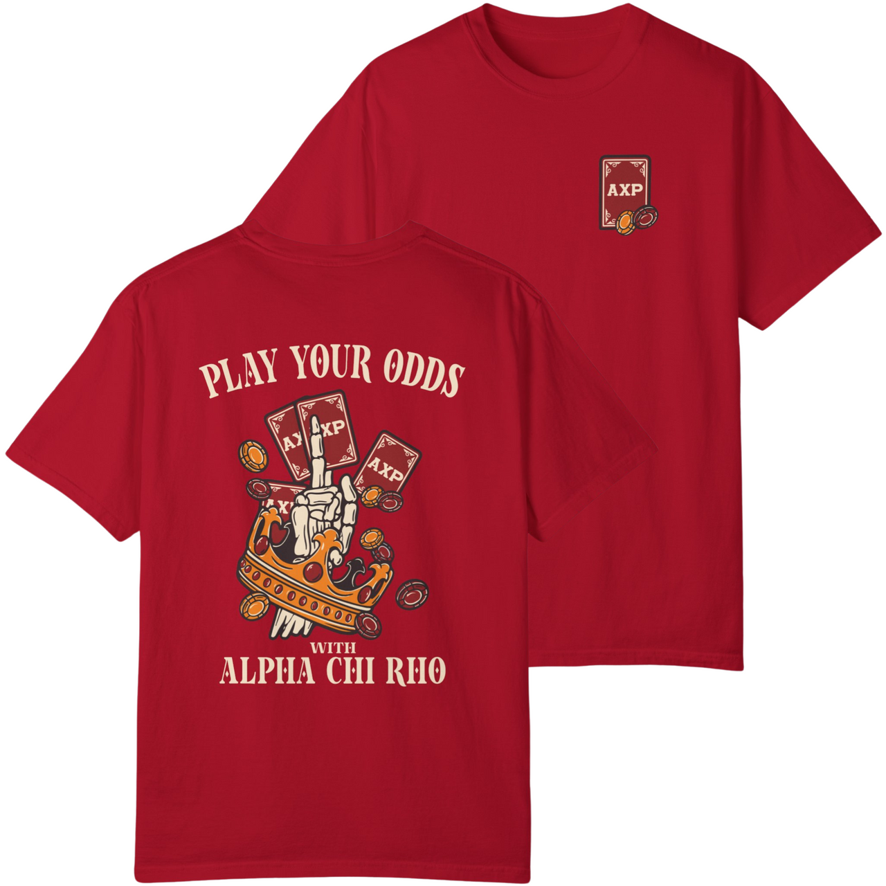 Alpha Chi Rho Graphic T-Shirt | Play Your Odds