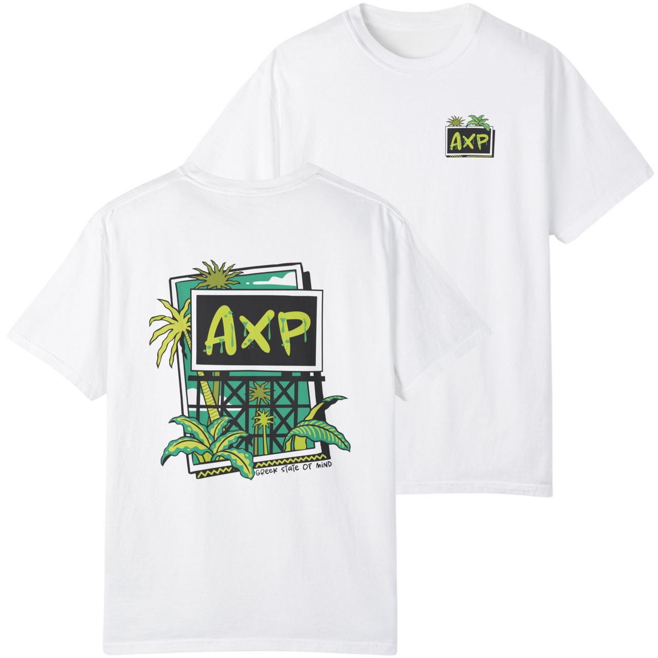 Alpha Chi Rho Graphic T-Shirt | Tropical Billboard