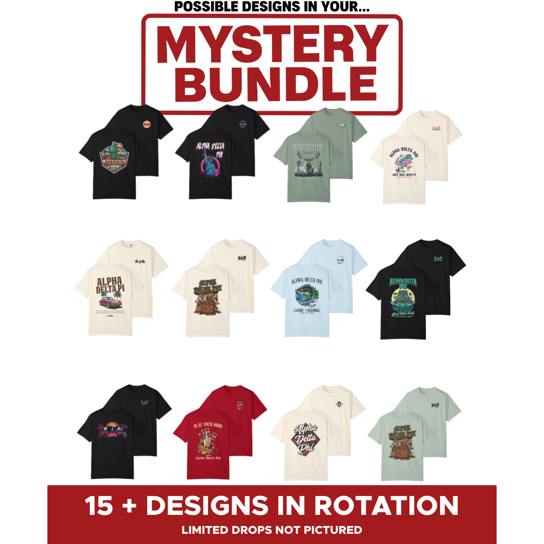 Alpha Delta Phi Mystery Bundle – 5 Surprise Items for $65