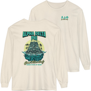 ivory Alpha Delta Phi Graphic Long Sleeve | Good Vibes Only