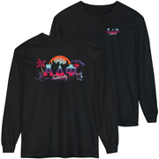 black Alpha Delta Phi Graphic Long Sleeve | Jump Street