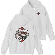 Grey Alpha Epsilon Pi Graphic Hoodie | Aloha