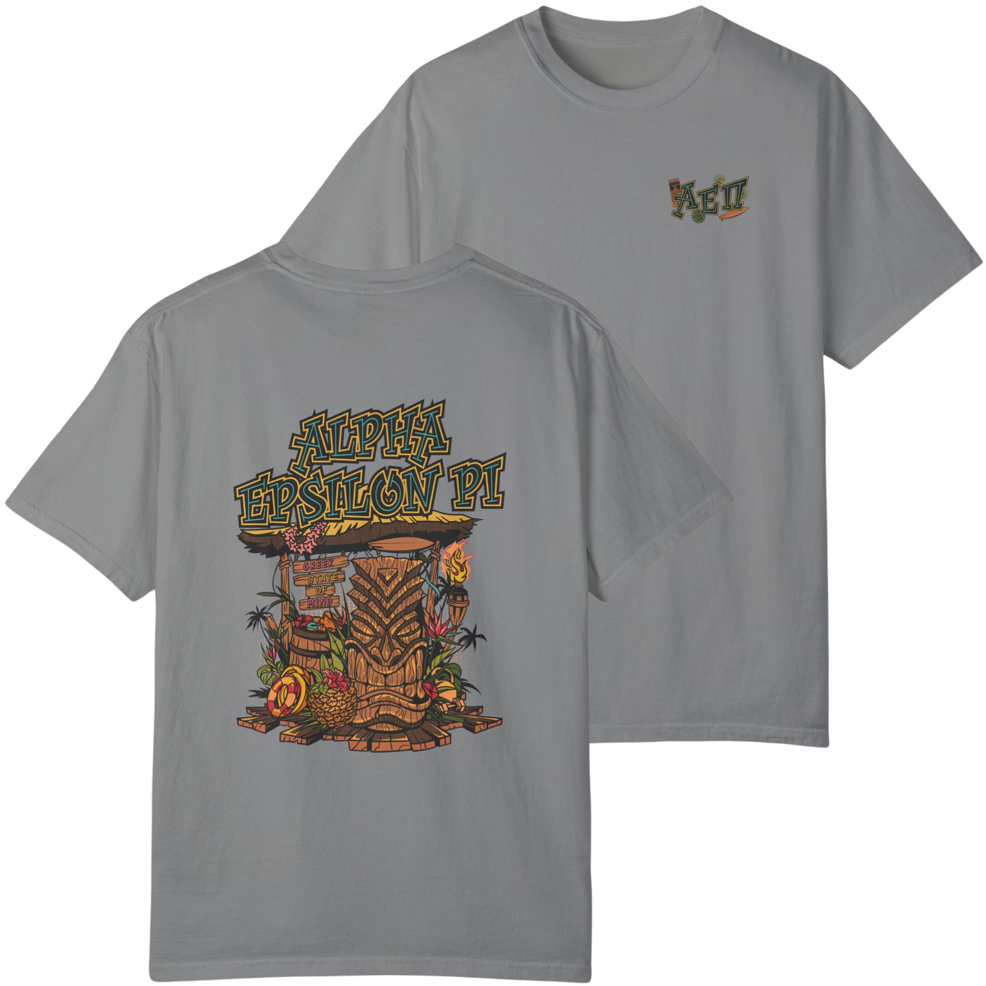 Granite Alpha Epsilon Pi Graphic T-Shirt | Tiki Time