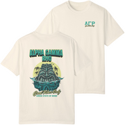 ivory Alpha Gamma Rho Graphic T-Shirt | Good Vibes Only