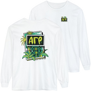 white Alpha Gamma Rho Graphic Long Sleeve