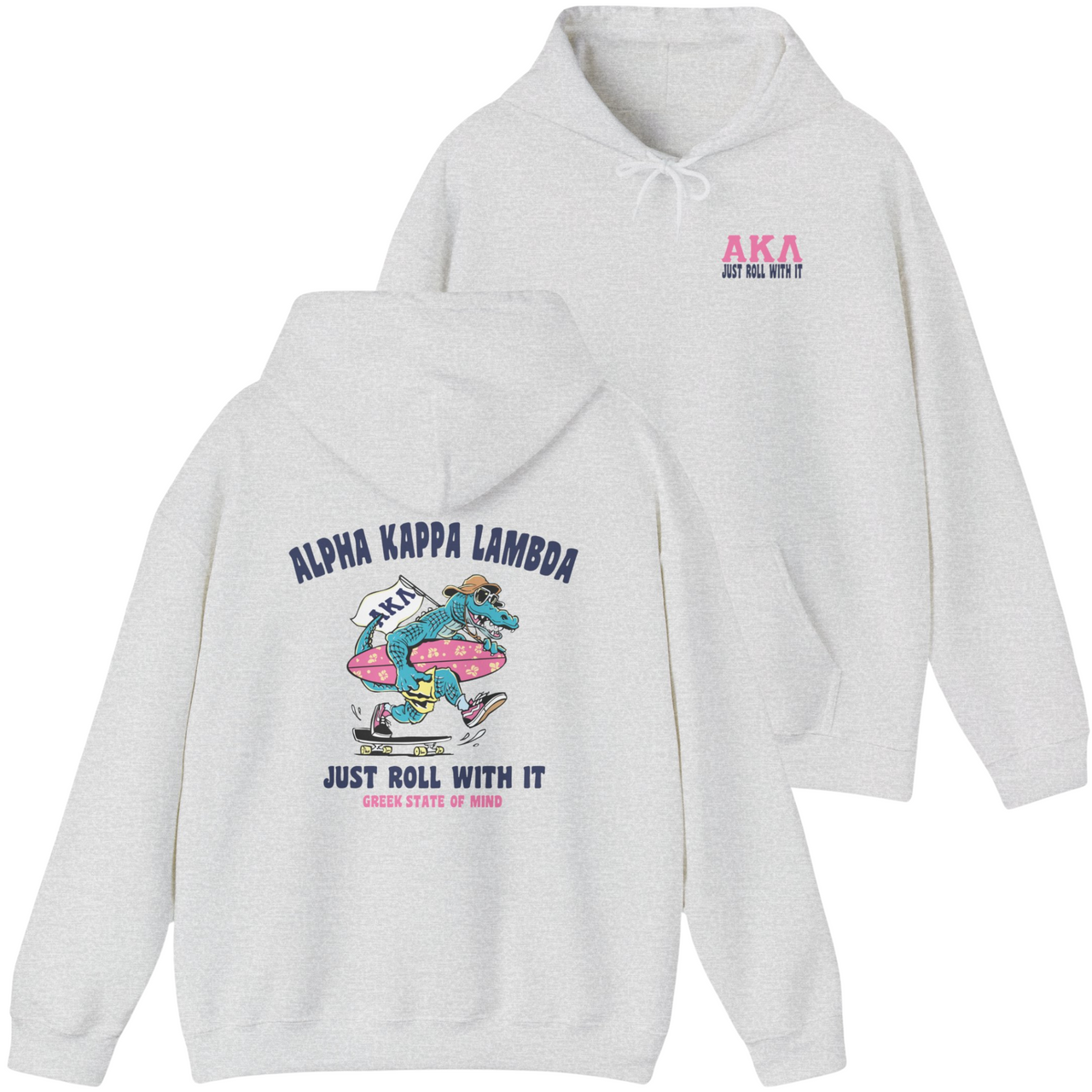 Alpha Kappa Lambda Graphic Hoodie | Alligator Skater