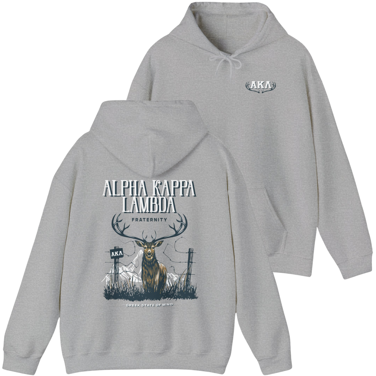 Alpha Kappa Lambda Graphic Hoodie | Big Buck